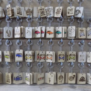 Wooden keyring