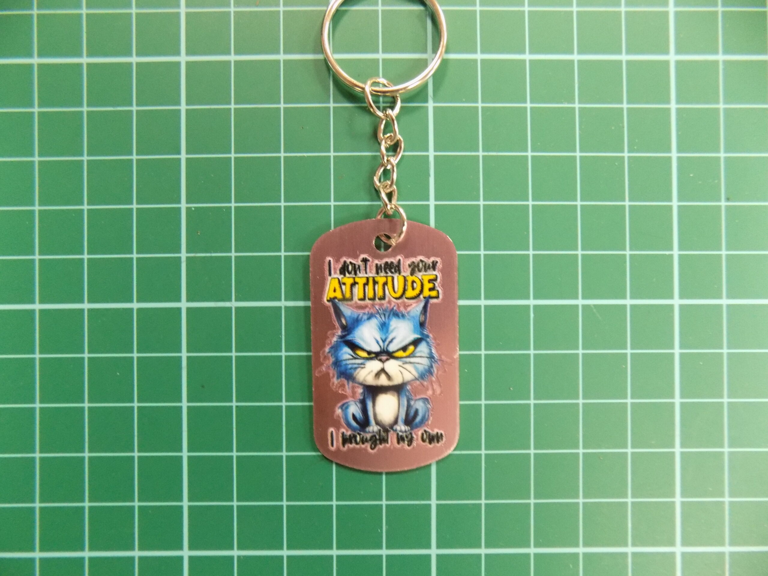 Dog tag Keyring - Image 2